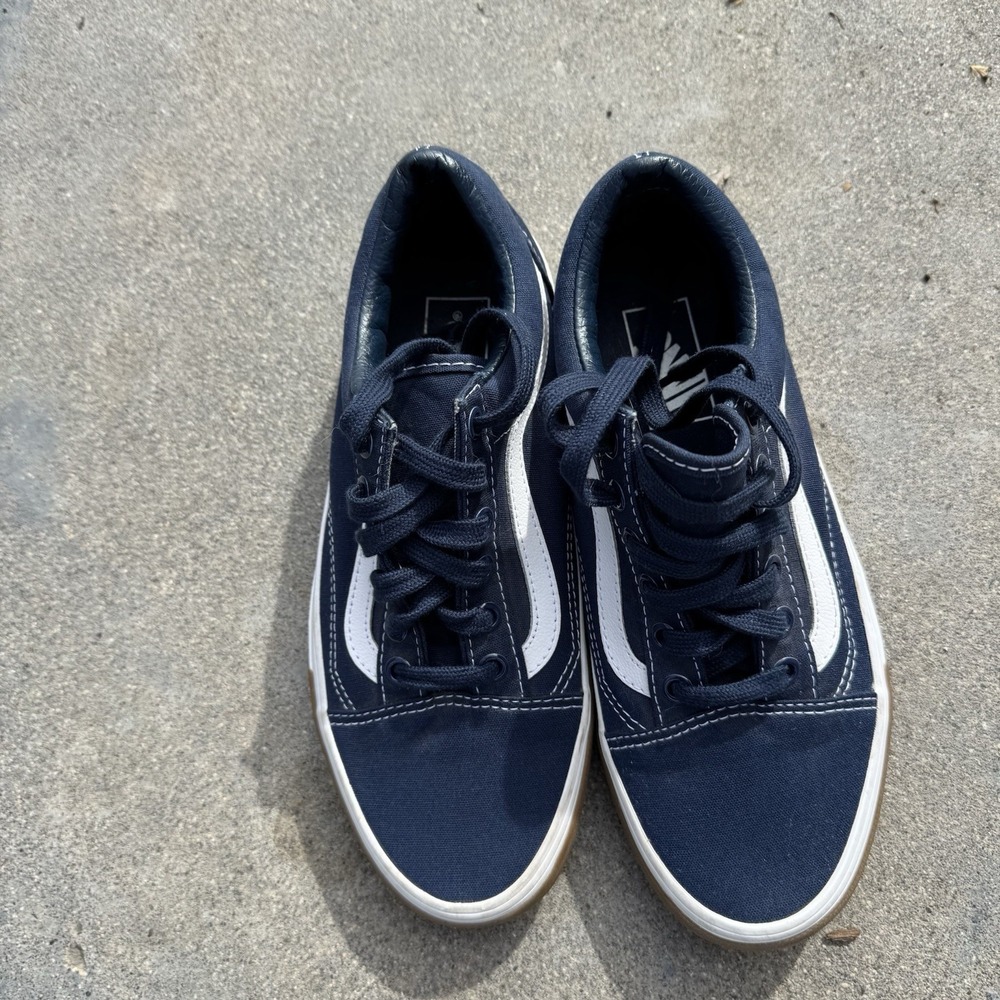 VANS Old Skool Gum Bumper Dress Blues Men's‎ 6 Women's 7.5